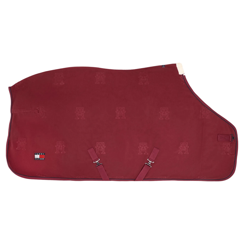 Tommy Hilfiger Oxford Fleece Rug - Rouge-1