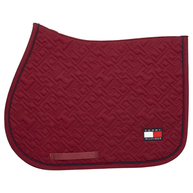 Tommy Hilfiger Oxford Jump Saddlepad - Rouge - Full 