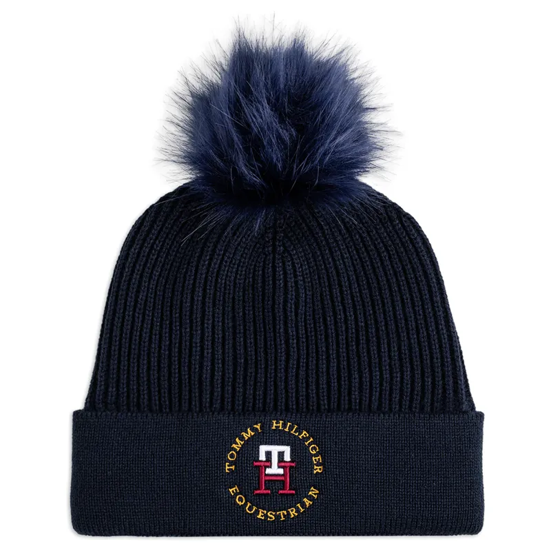 Tommy Hilfiger Vancouver Pom Pom Beanie - Desert Sky
