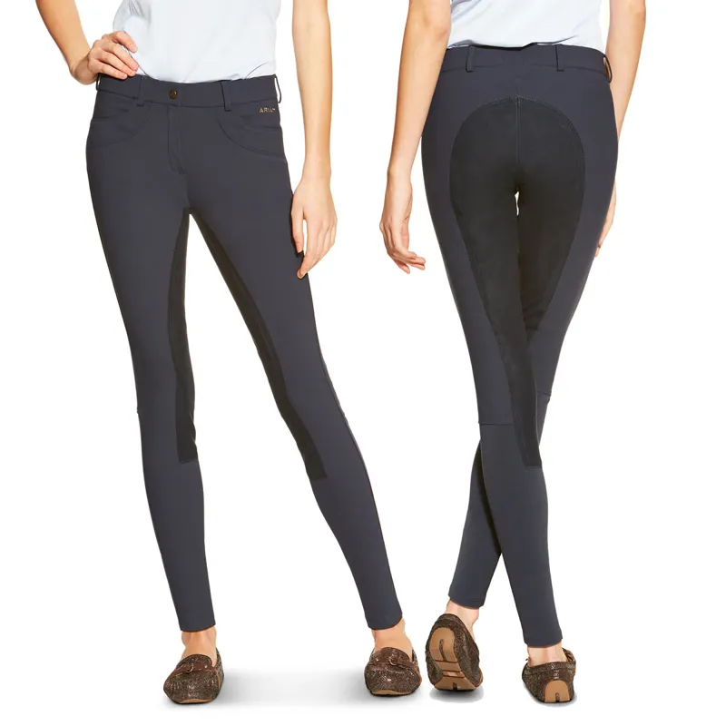 Ariat Ladies Olympia FZ Reg Rise Full Seat Breeches - Navy