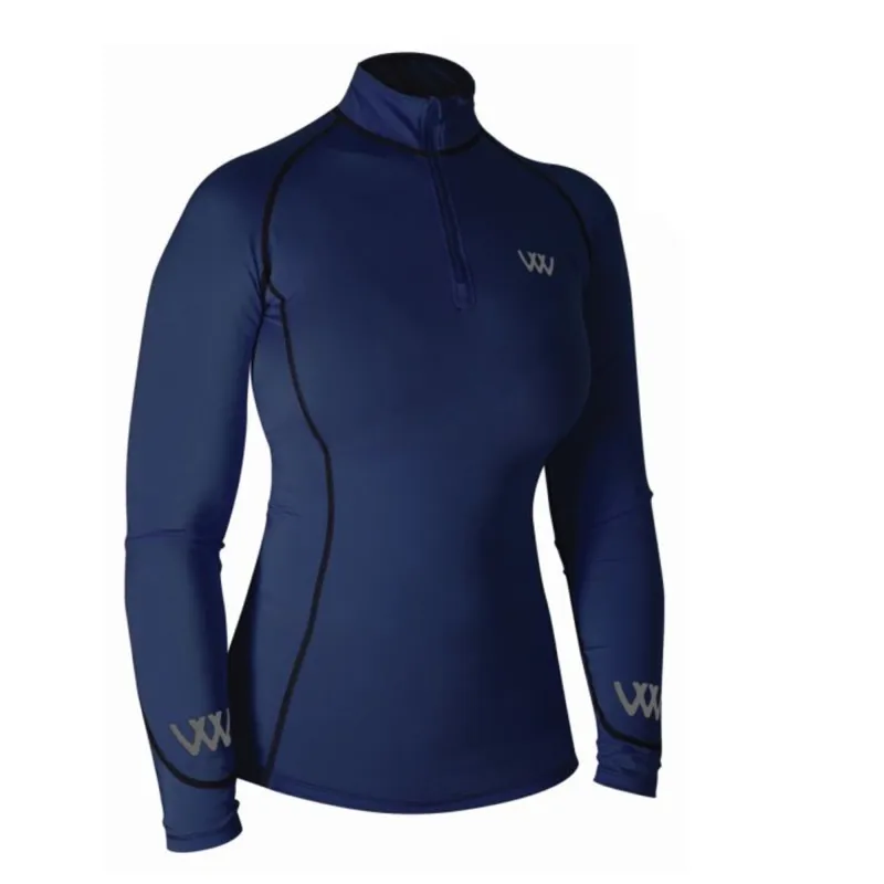 Woof Wear Ladies Performance Riding Shirt - Navy