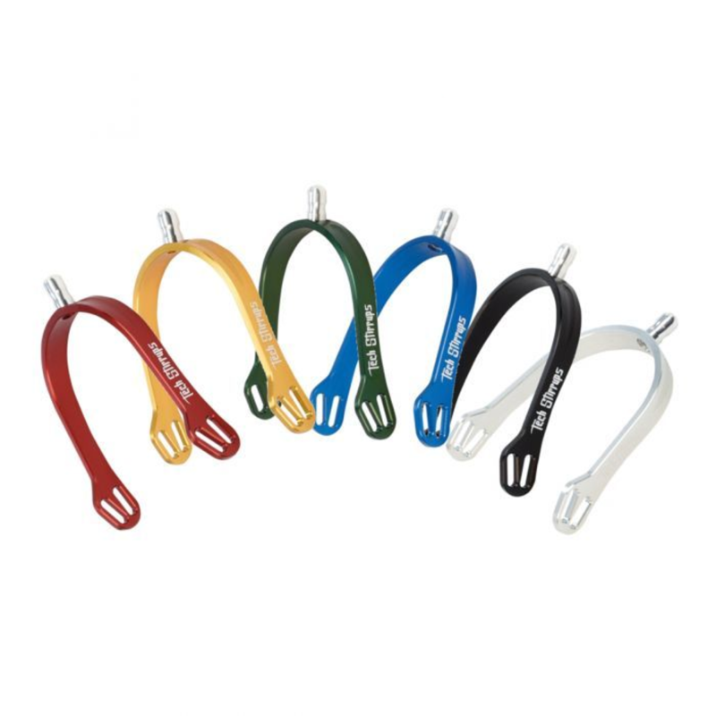 Tech Stirrups Milan Aluminium Spurs - Silver-1