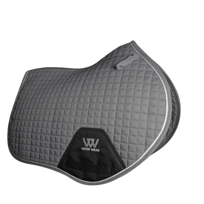Woof Wear  Close Contact Saddle Cloth - Brushed Steel