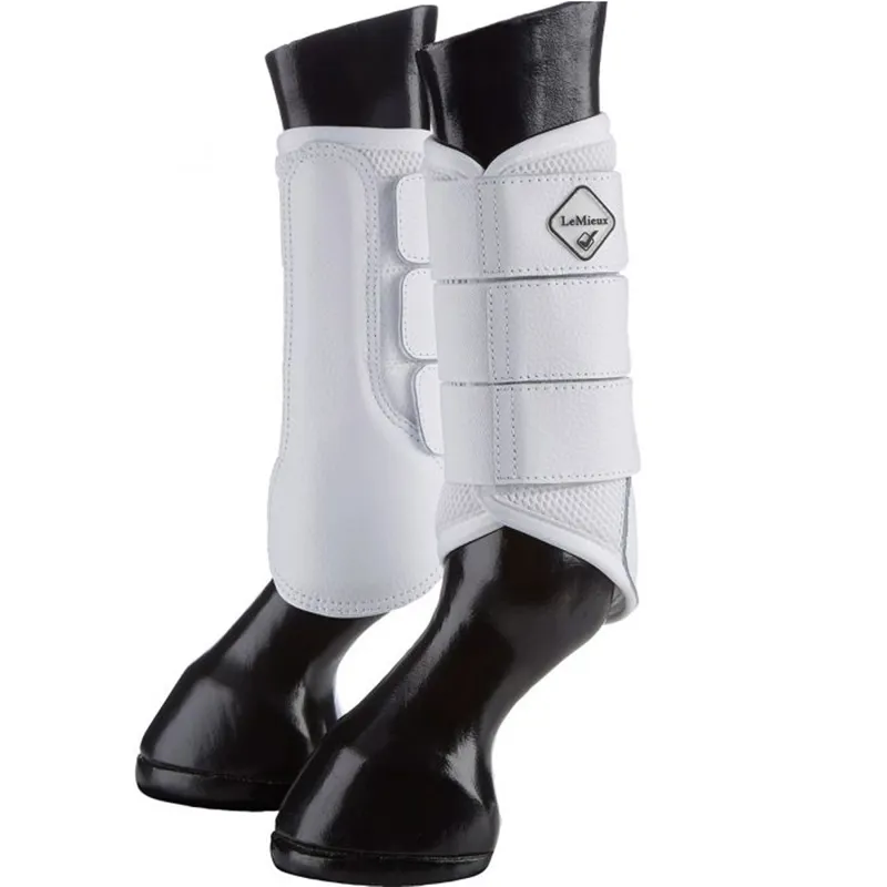 LeMieux Mesh Brushing Boots - White