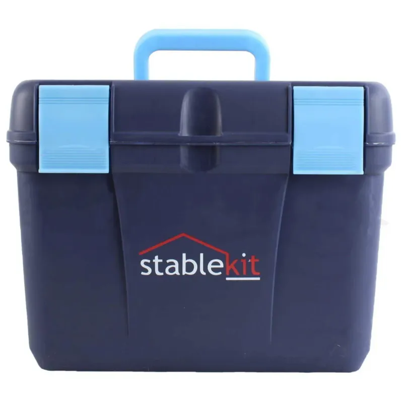 Stablekit Grooming Box - Navy/Light Blue