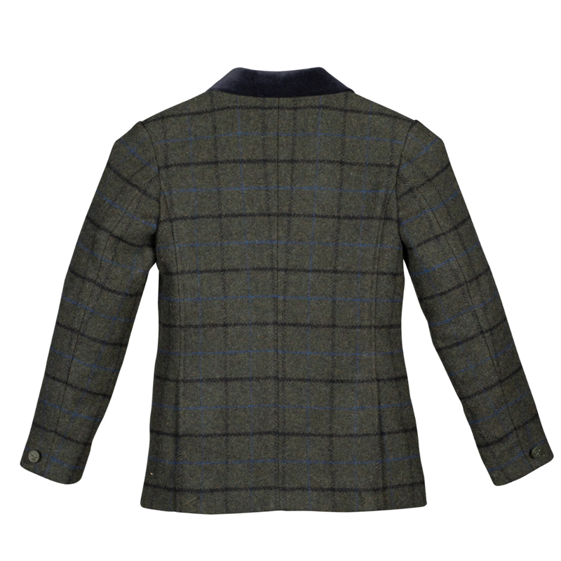 Aubrion Child's Saratoga Jacket - Dark Green/Check-1