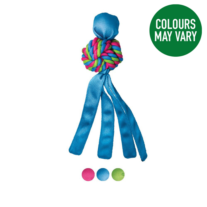 KONG Wubba Weaves Dog Toy Large - Assorted Colours