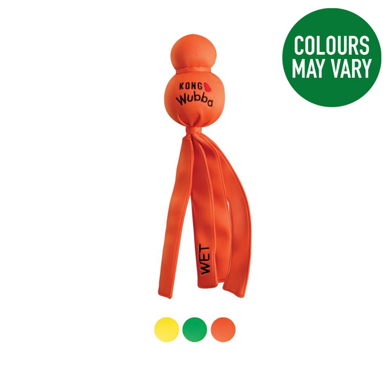 KONG Wubba Wet Dog Toy Large - Assorted Colours