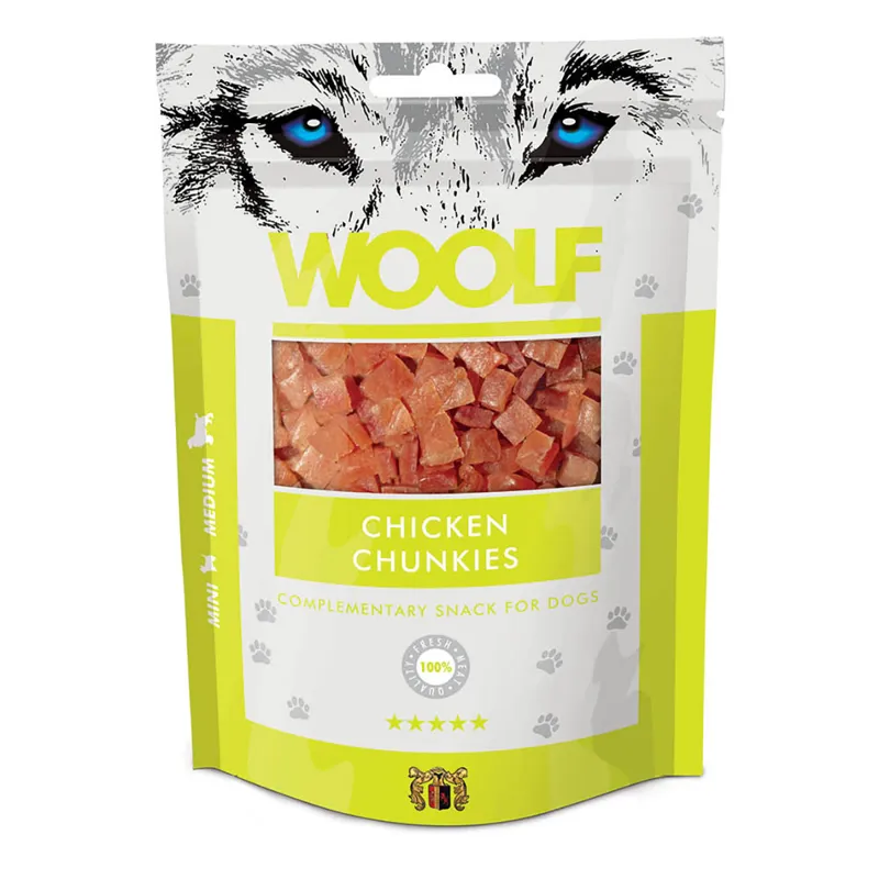 Woolf Chicken Chunkies - 100g