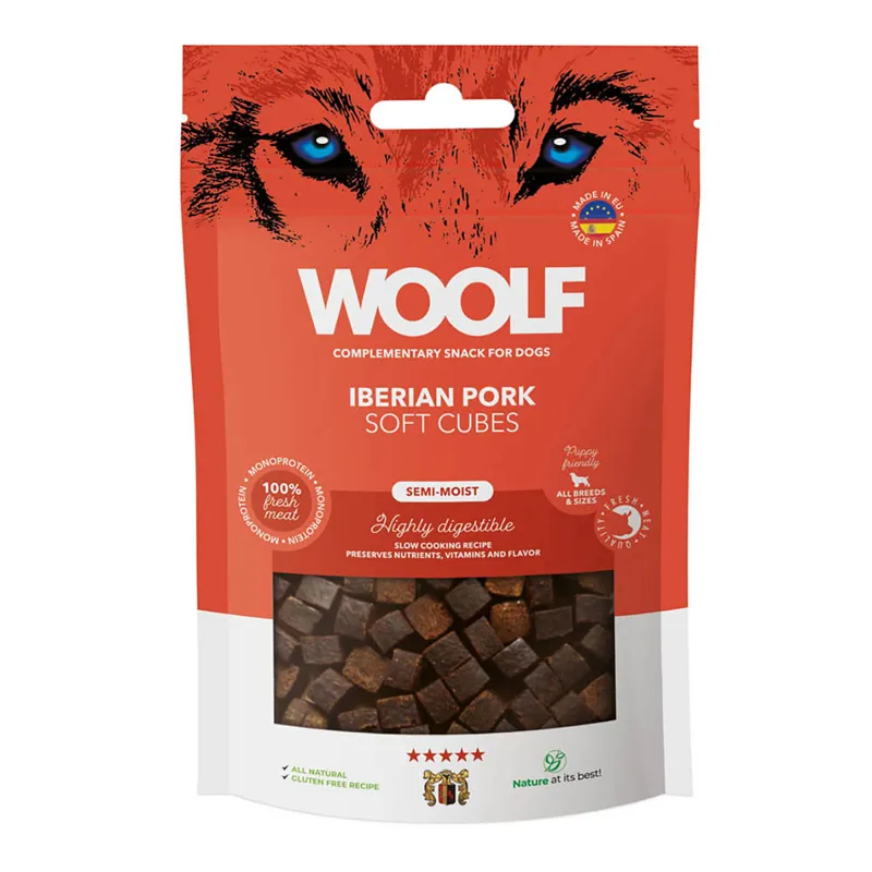 Woolf Iberian Pork Soft Cubes -100g