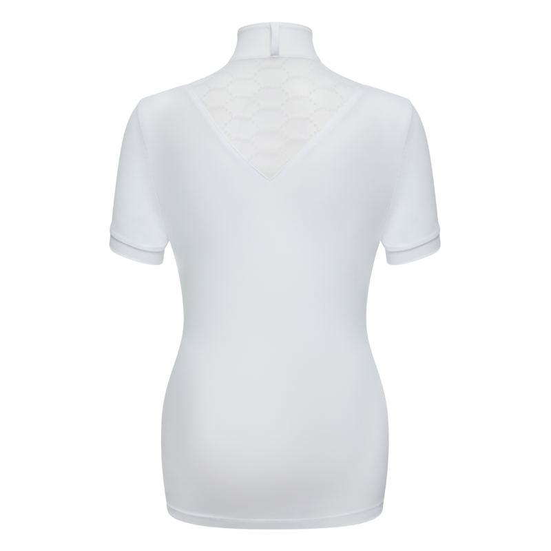 LeMieux Young Rider Eva Short Sleeve Show Shirt - White-1