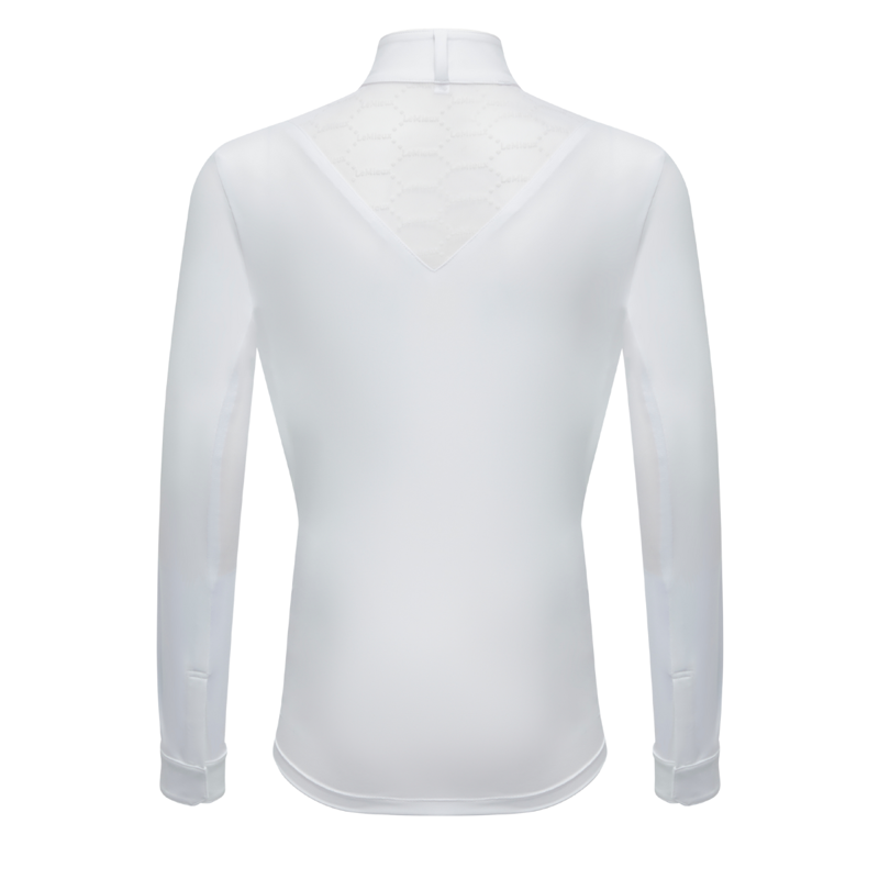 LeMieux Young Rider Eva Long Sleeve Show Shirt - White-1