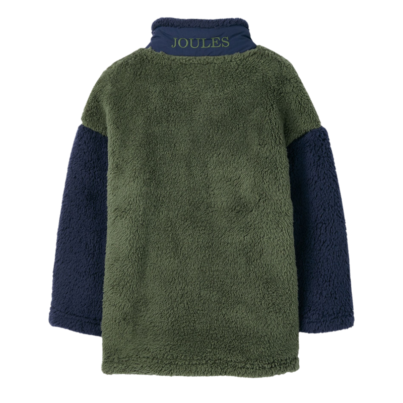 Joules Boys' Always Cosy Half Zip Fleece - Green-1