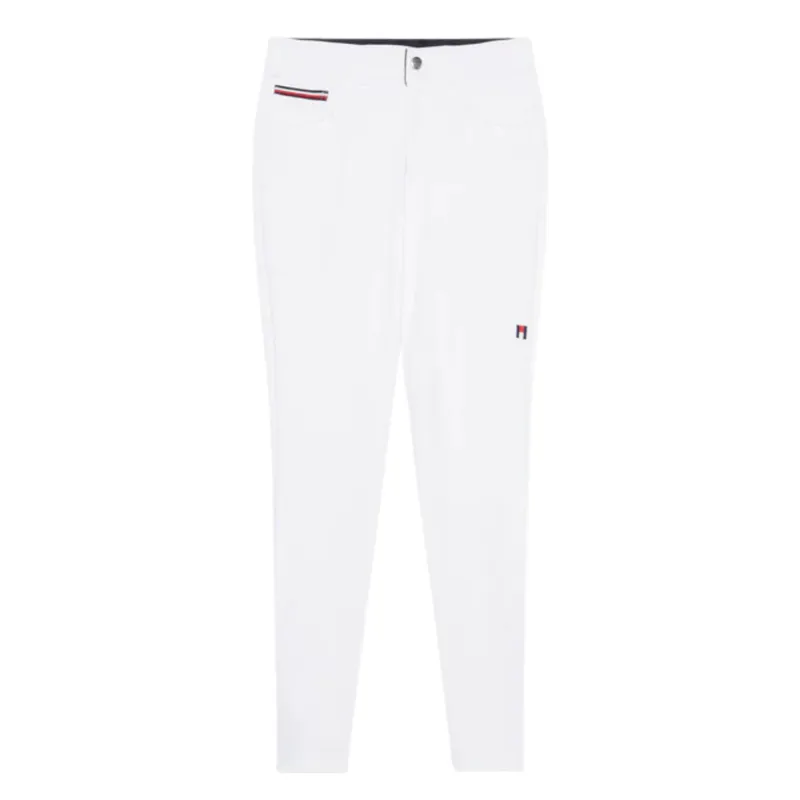 Tommy Hilfiger Men's Geneva All Year Competition Breeches Full Grip - Optic White