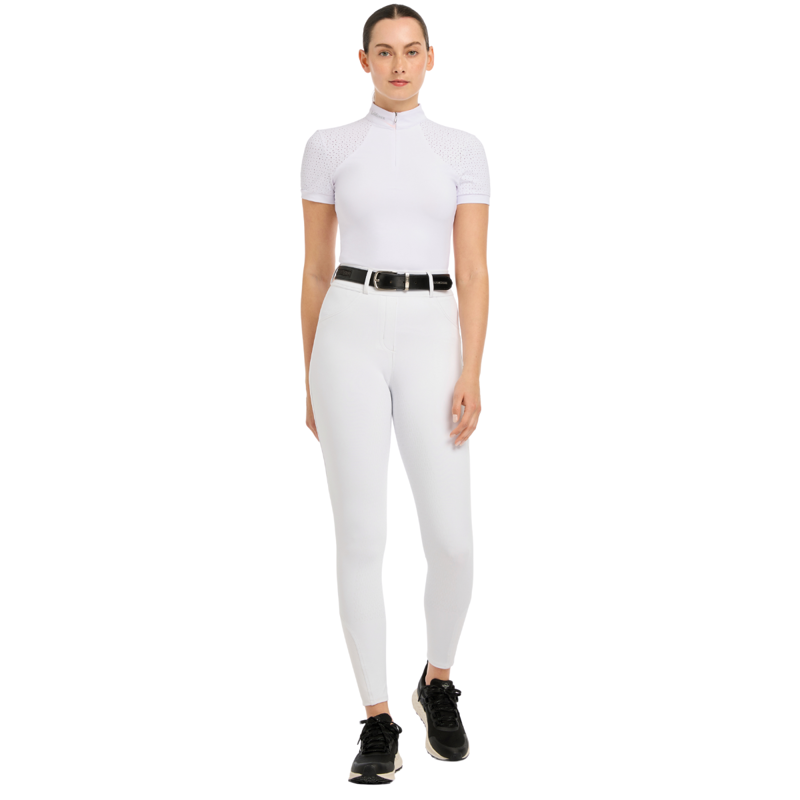 LeMieux Demi Pull On Breggings - White-3