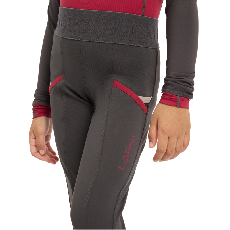 LeMieux Mini Pull On Breeches - Cinder-2