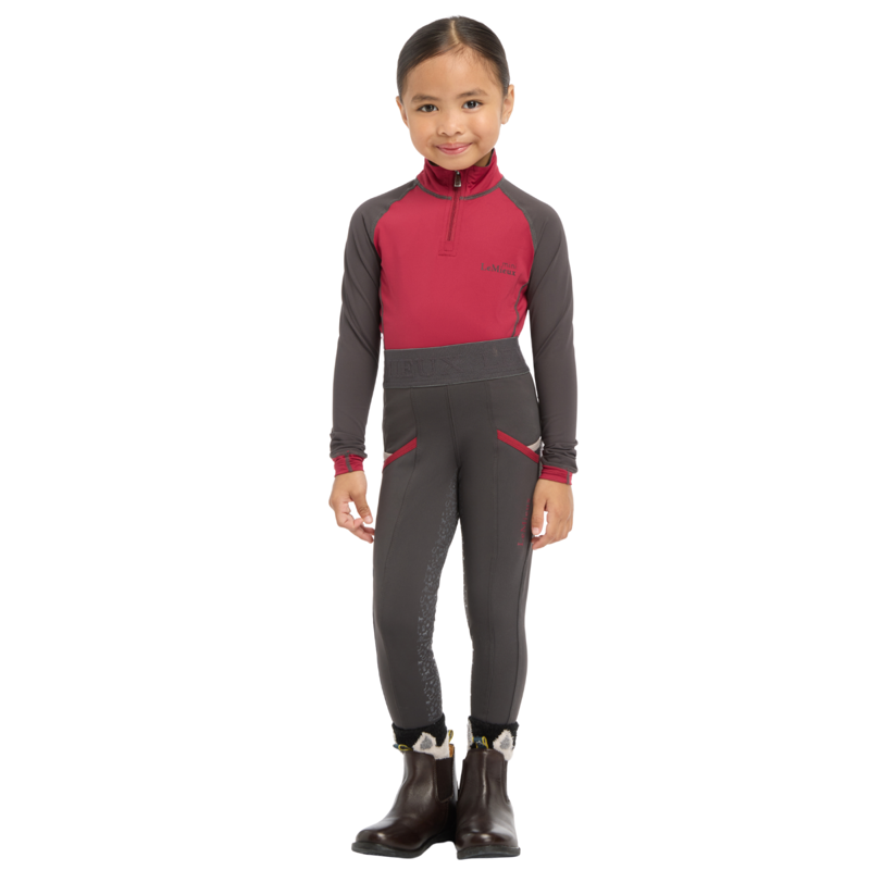 LeMieux Mini Pull On Breeches - Cinder-3