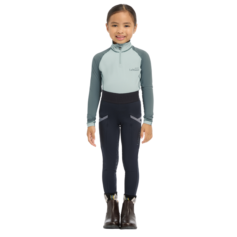 LeMieux Mini Pull On Breeches - Navy-3