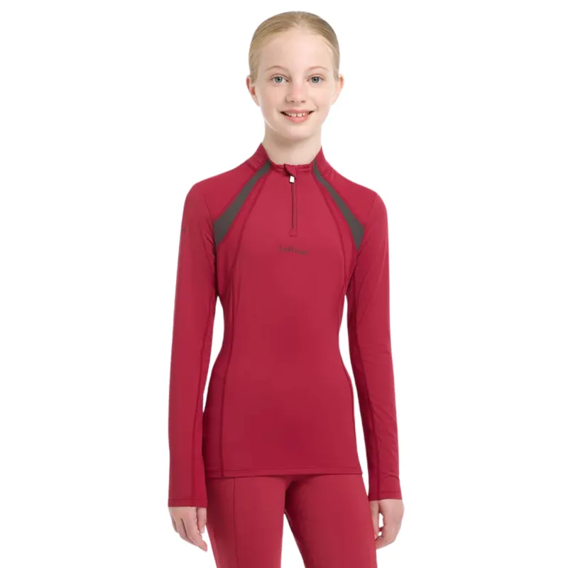 LeMieux Young Rider Mia Mesh Base Layer - Ember