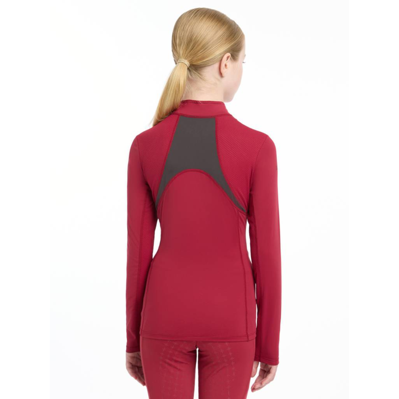 LeMieux Young Rider Mia Mesh Base Layer - Ember-1