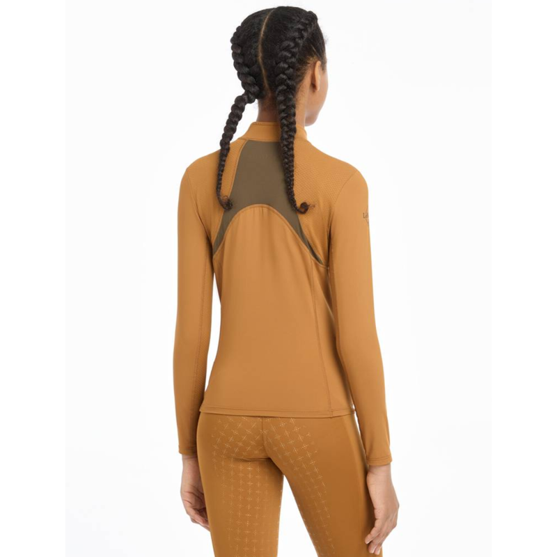 LeMieux Young Rider Mia Mesh Base Layer - Ginger-1