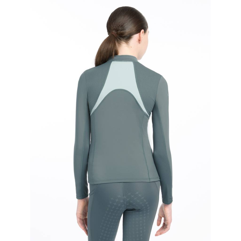 LeMieux Young Rider Mia Mesh Base Layer - Petrol-1
