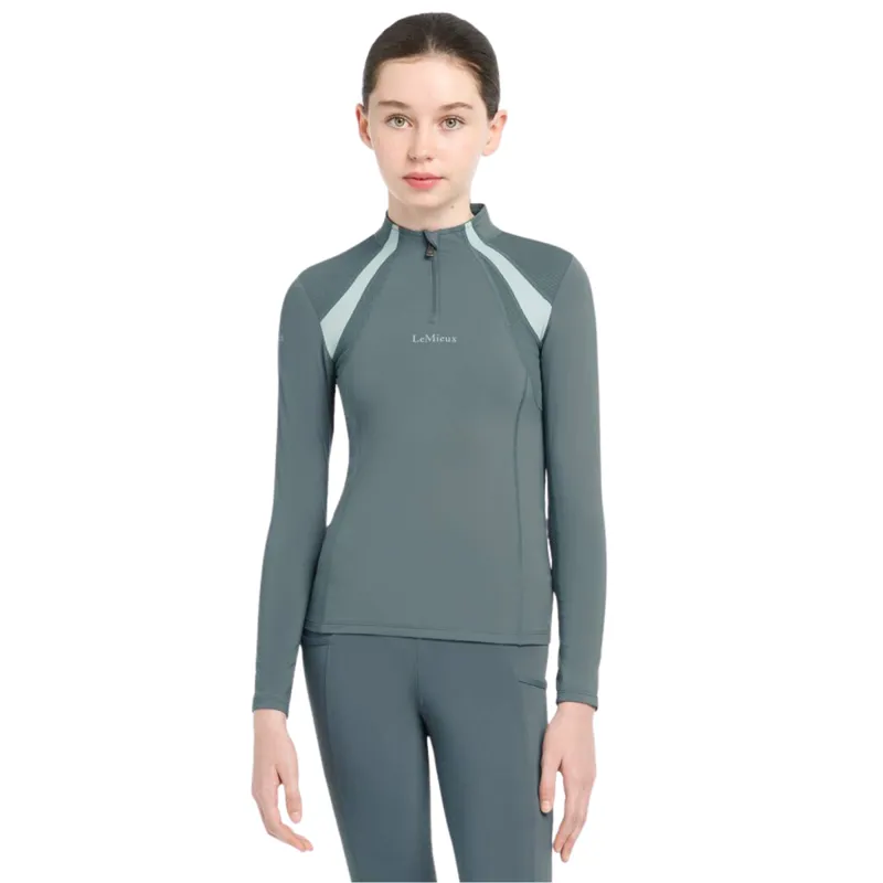 LeMieux Young Rider Mia Mesh Base Layer - Petrol