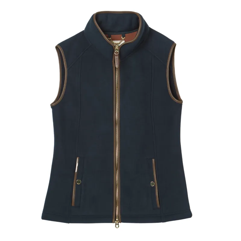 Joules Ladies Fairbourne Fleece Gilet - Dark Navy