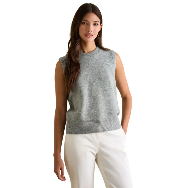 Joules Ladies Holly Knitted Vest - Grey