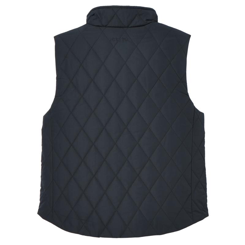Joules Girls' Atwell Showerproof Reversible Gilet - Blue-1