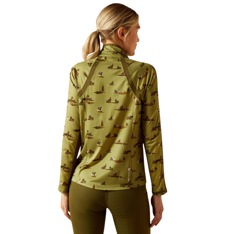 Ariat Women's Sunstopper 3.0 1/4 Zip Base Layer - Hacking Around-1