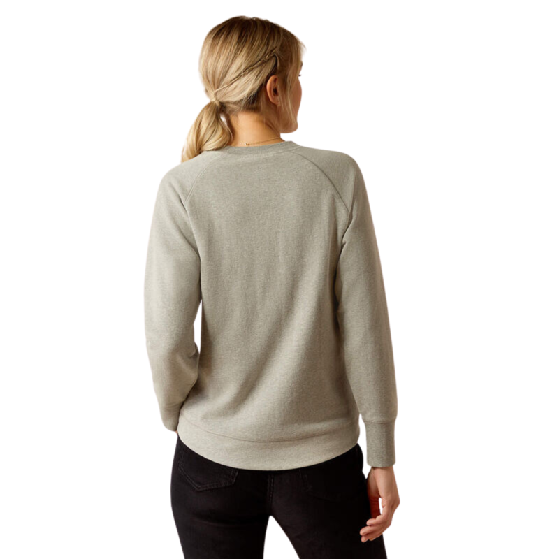Ariat Women's Benicia Sweatshirt - Heather Grey-1