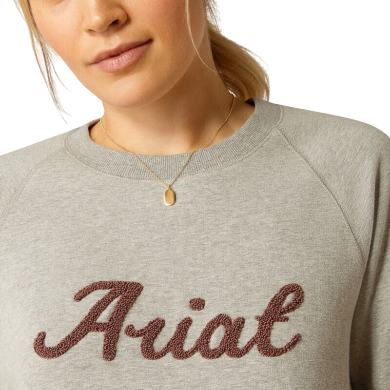 Ariat Women's Benicia Sweatshirt - Heather Grey-2