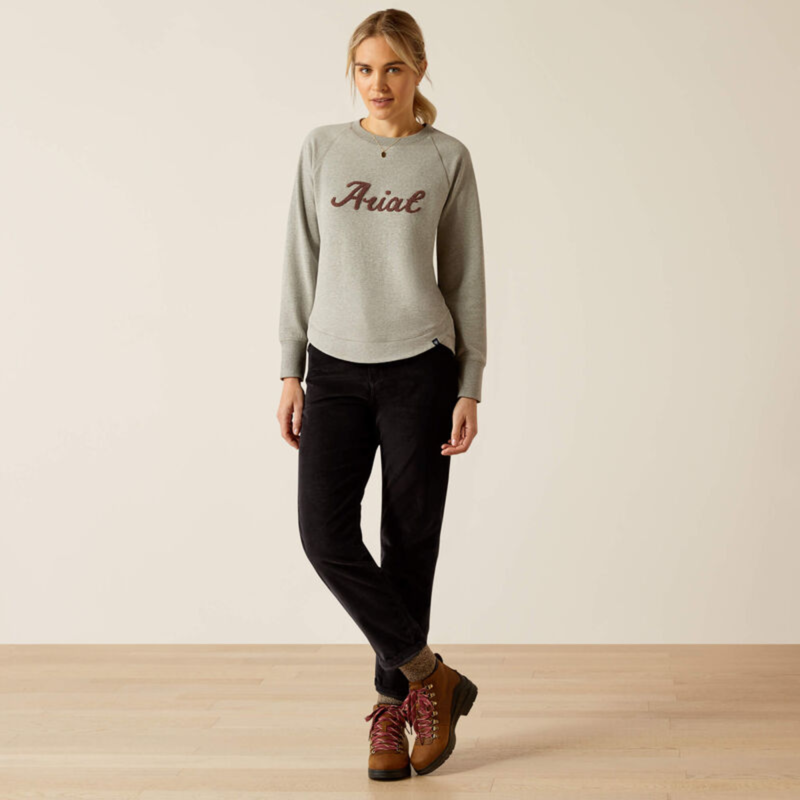 Ariat Women's Benicia Sweatshirt - Heather Grey-4