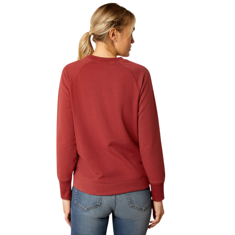 Ariat Women's Benicia Sweatshirt - Burnt Russet-1