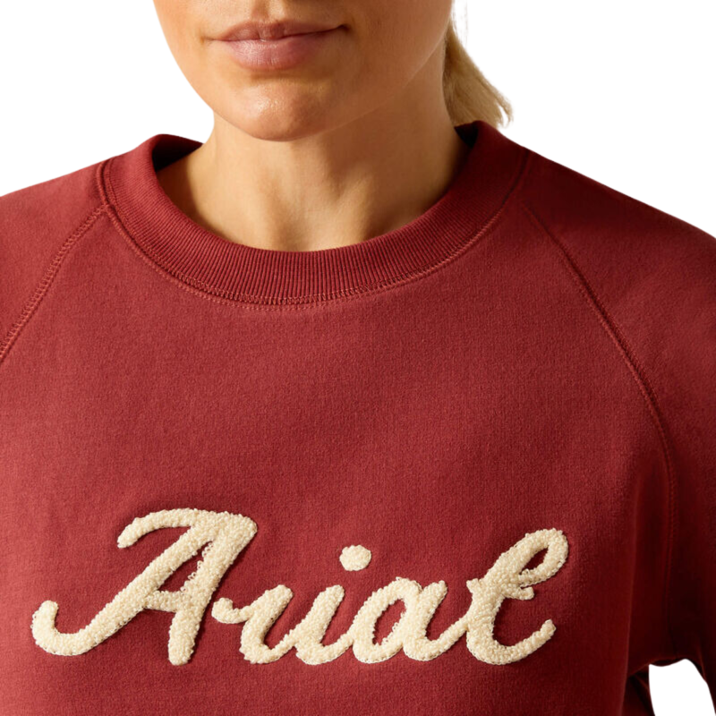 Ariat Women's Benicia Sweatshirt - Burnt Russet-2