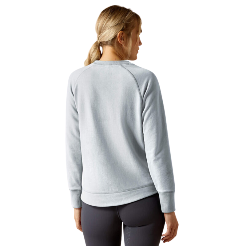 Ariat Women's Benicia Sweatshirt - Cerulean Heather-1