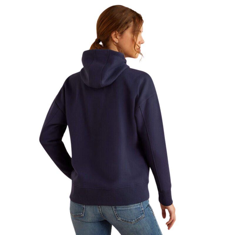 Ariat Women's Rabere Hoodie - Navy Eclipse-1