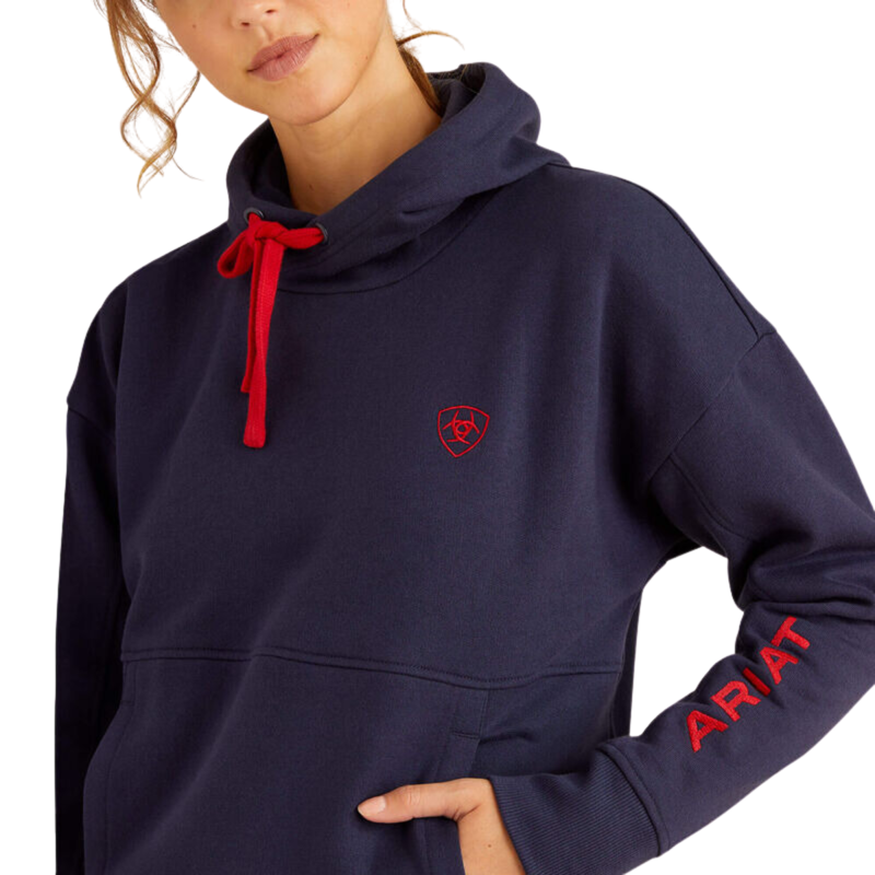 Ariat Women's Rabere Hoodie - Navy Eclipse-2