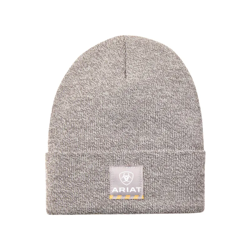Ariat Women's Rebar Beanie - Light Grey/Dark Grey