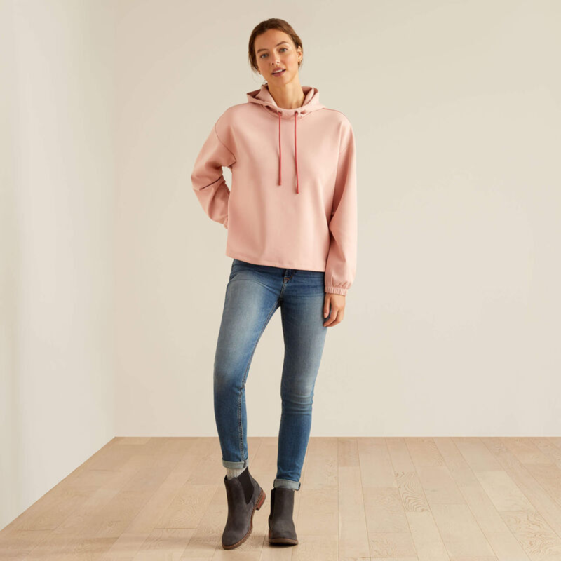 Ariat Women's Moraga Hoodie - Misty Rose-3