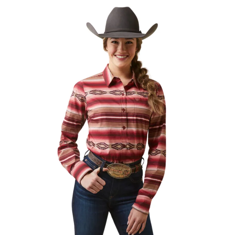 Ariat Women's Team Kirby Stretch Western Shirt - Blushing Serape
