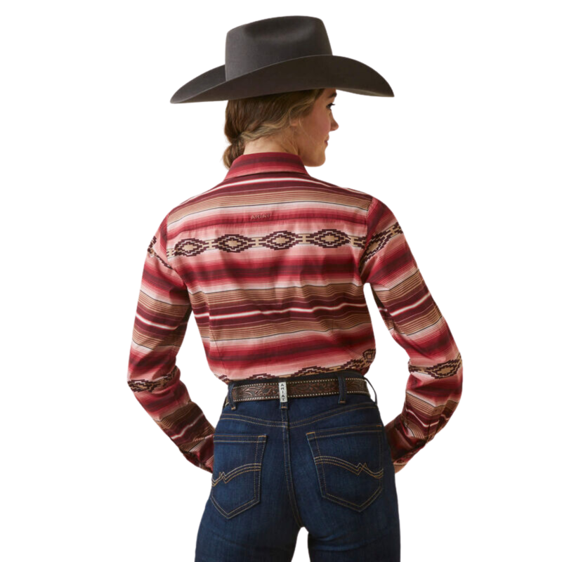 Ariat Women's Team Kirby Stretch Western Shirt - Blushing Serape-1