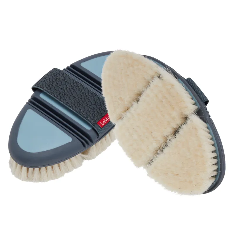 LeMieux Flexi Goat Hair Body Brush - Petrol