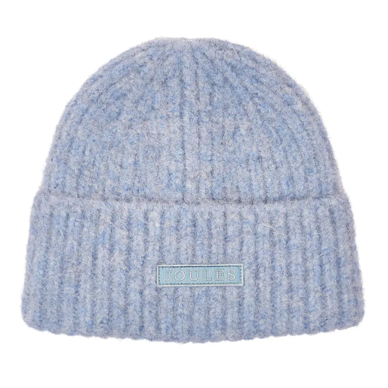 Joules Ladies Caversham Beanie Hat - Blue