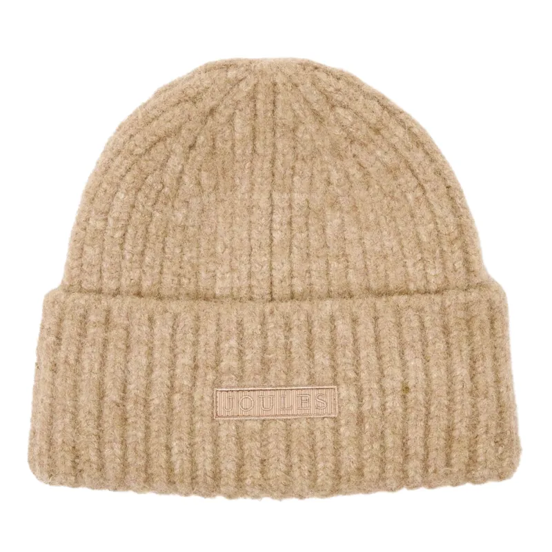 Joules Ladies Caversham Beanie Hat - Oat