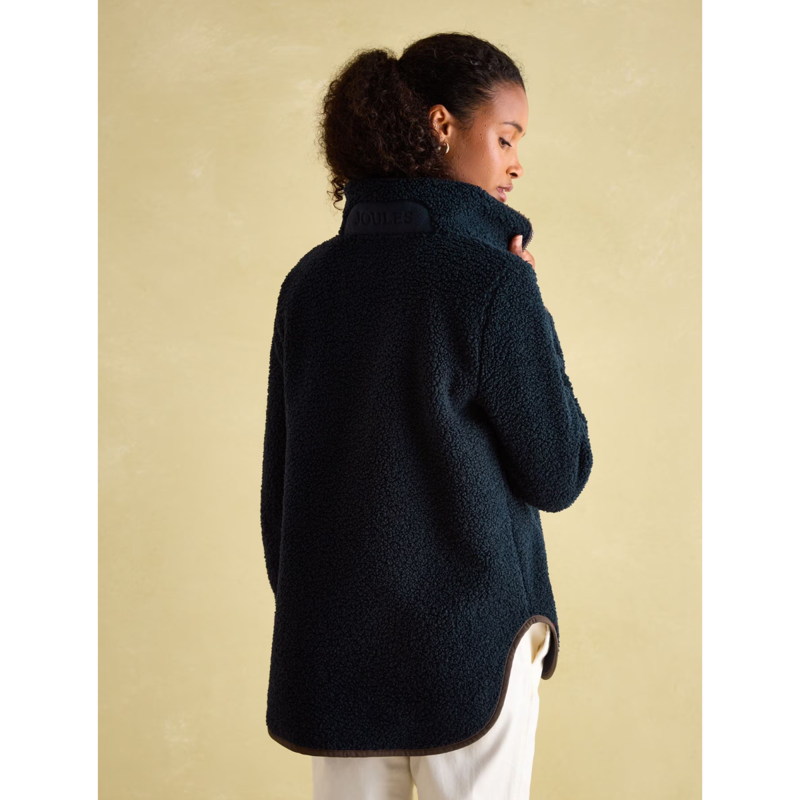 Joules Ladies Aldeburgh Quarter Zip Fleece - Navy-2