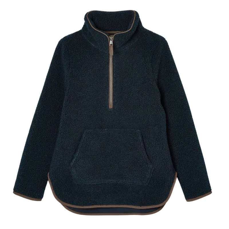 Joules Ladies Aldeburgh Quarter Zip Fleece - Navy