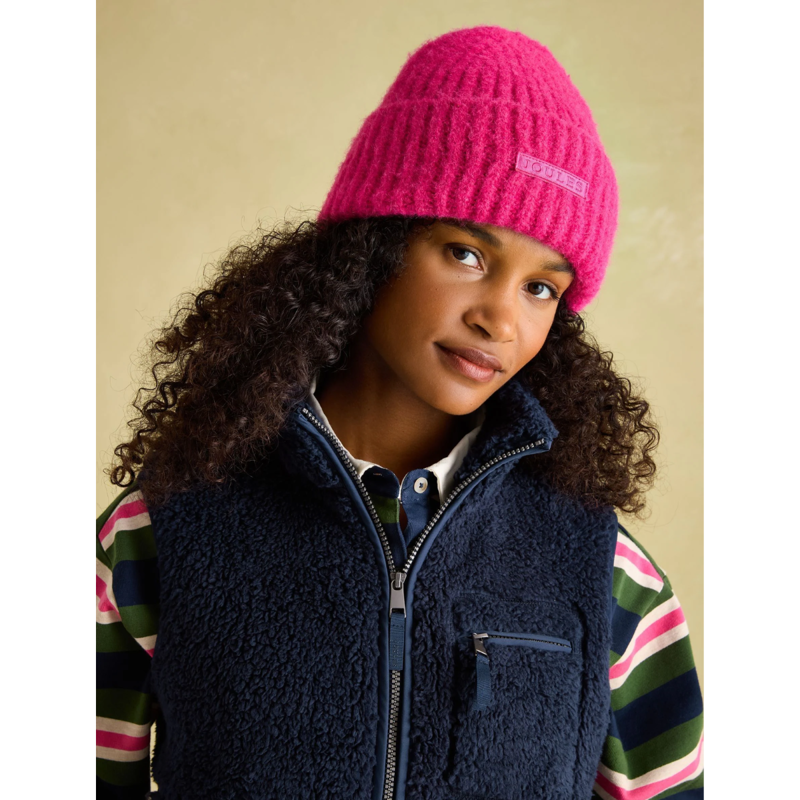 Joules Ladies Mallory Fleece Gilet - Navy-4