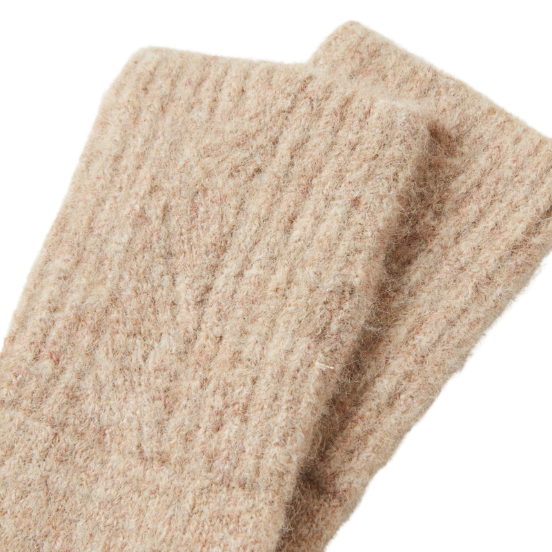 Joules Ladies Effie Knitted Gloves - Camel-2